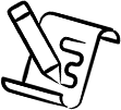 Pencil Scroll Icon